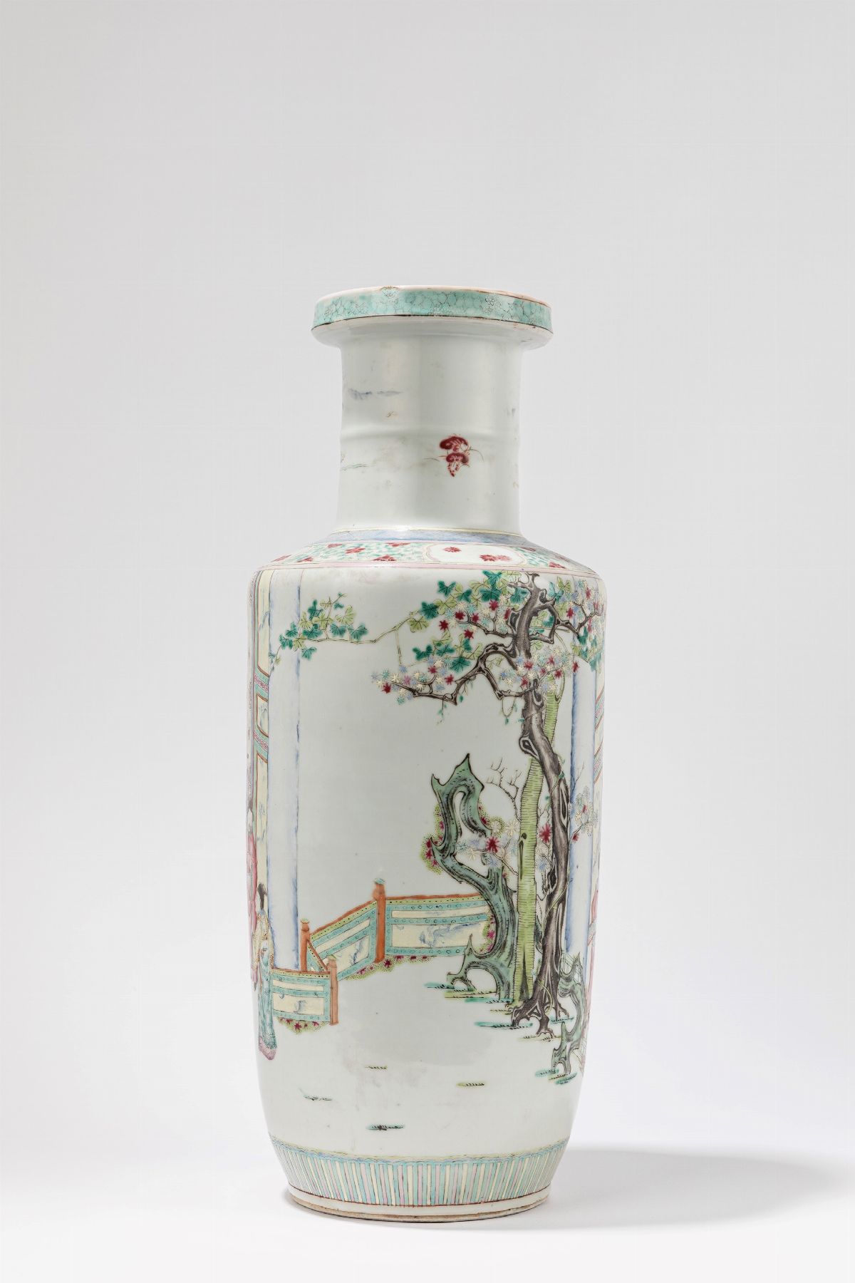 Vaso in porcellana Famiglia Rosa, Cina, fine XIX secolo / inizio XX secolo