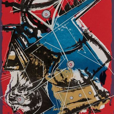 Senza titolo, litografia a colori (121/140)
