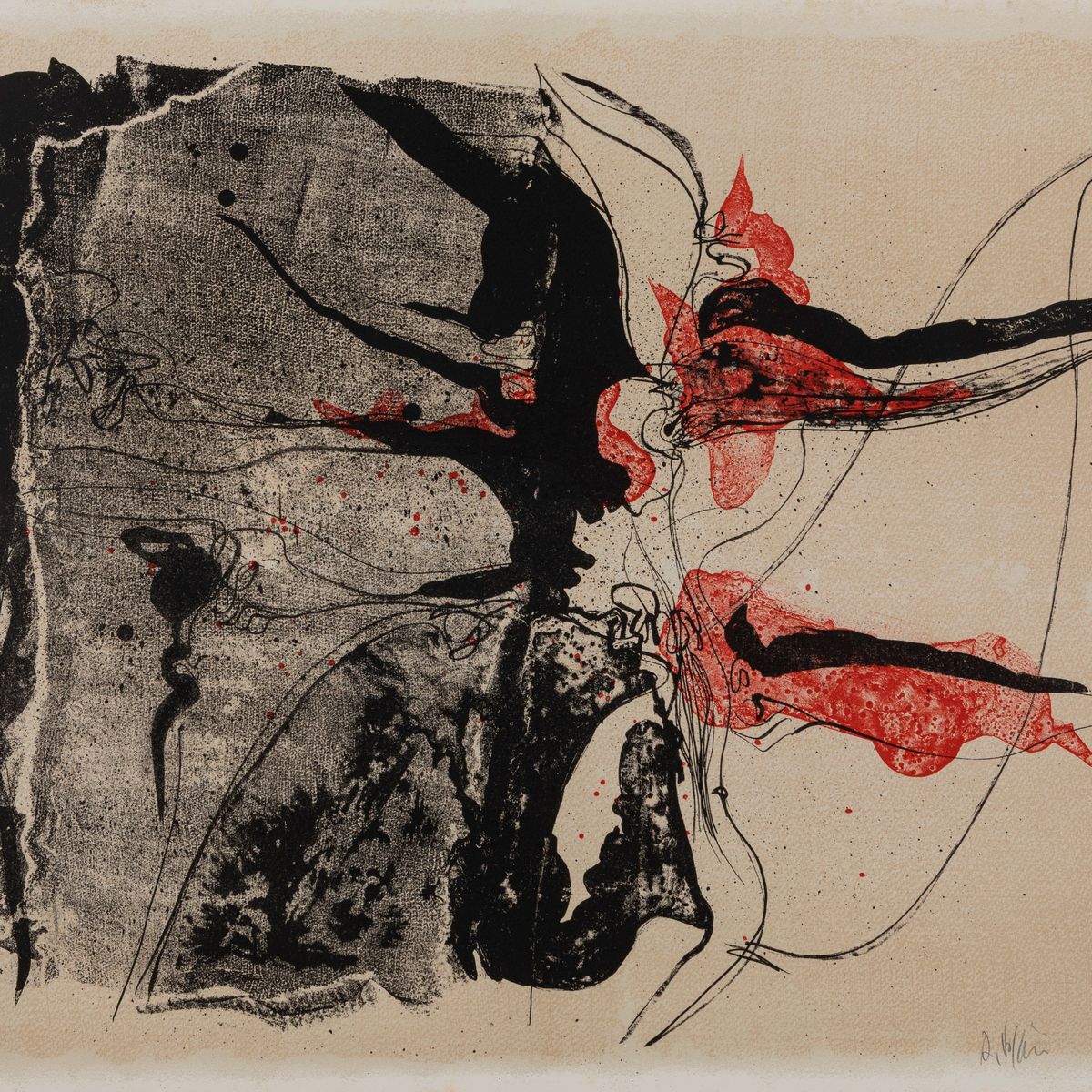 Renato Volpini - Cartella con sette litografie a colori (edizioni 47/50), 1960