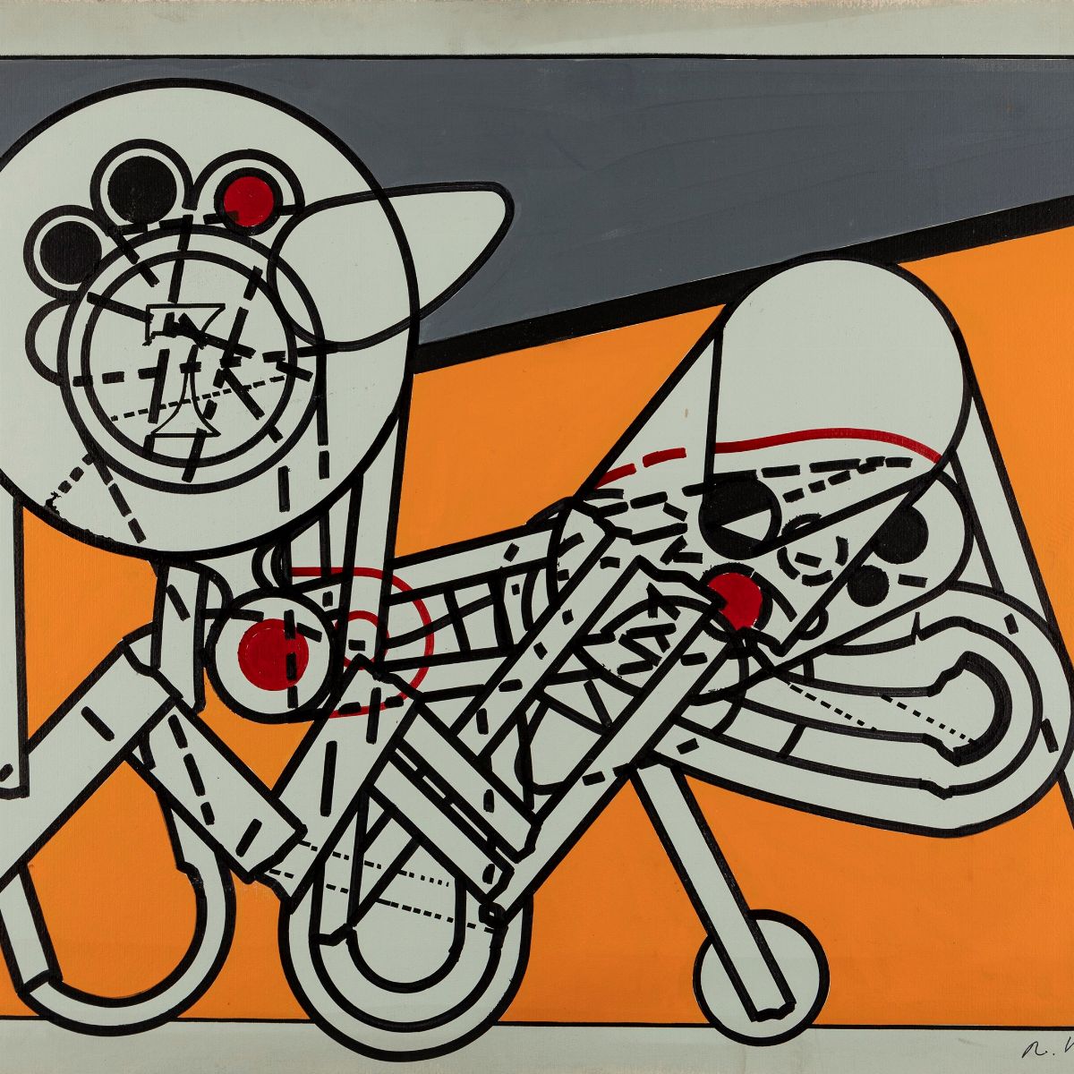 Renato Volpini - Cartella con sette litografie a colori (edizioni 47/50), 1960
