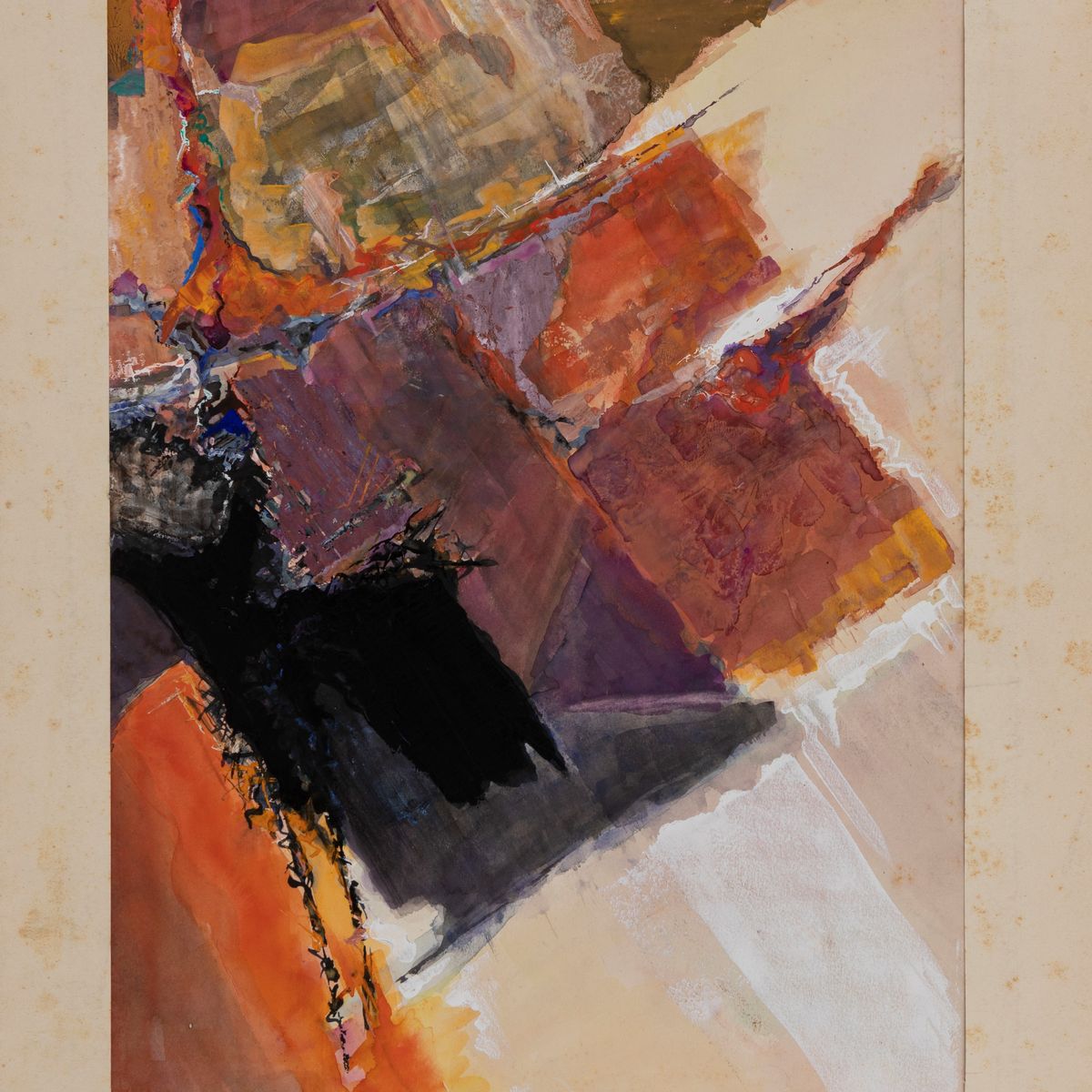 Ettore Falchi - Cartella con Sei Litografie a Colori e un Disegno su Cartoncino
