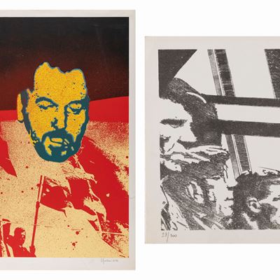 Lotto Composto da 02 Serigrafie
