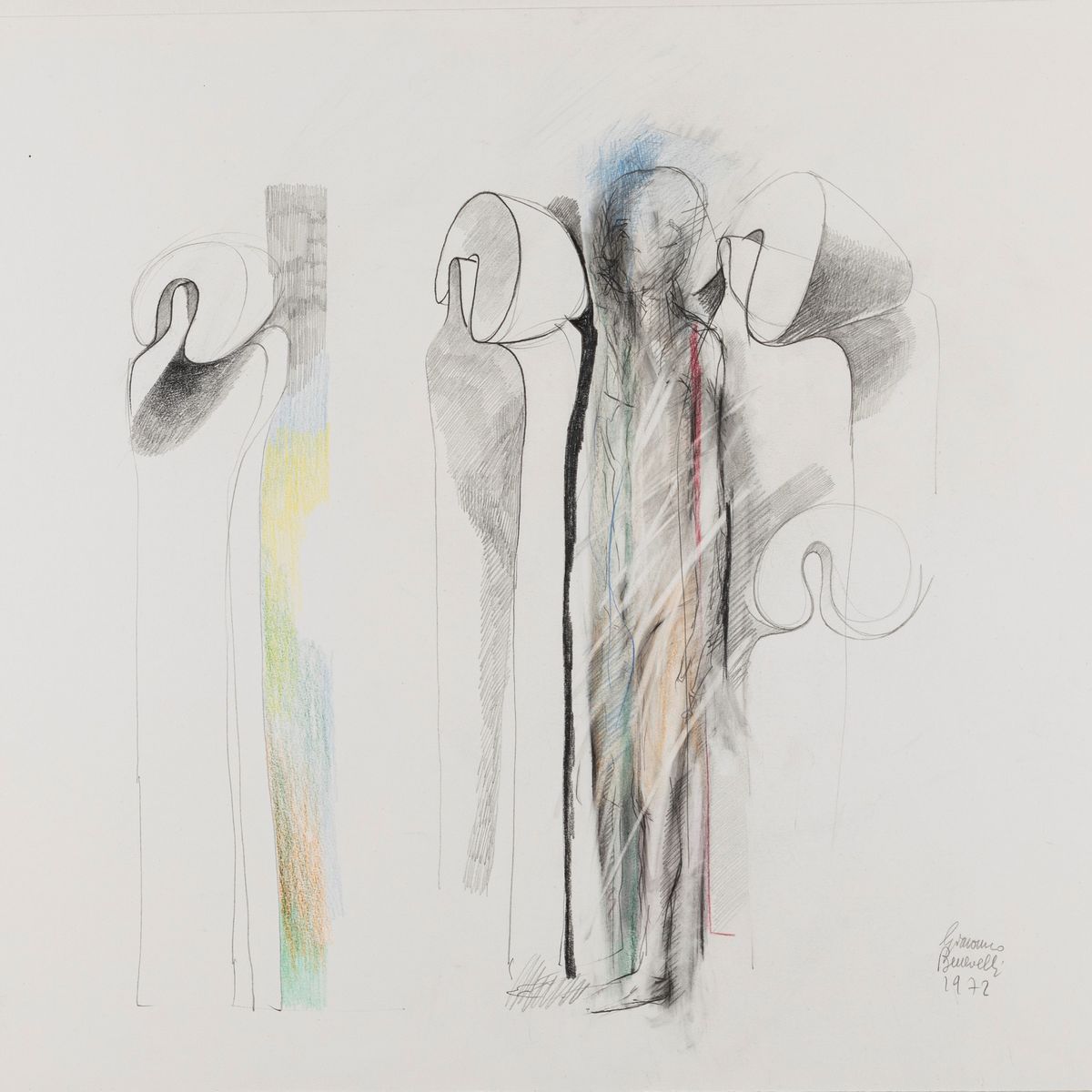 Giacomo Benevelli - Cartella di Sette Disegni