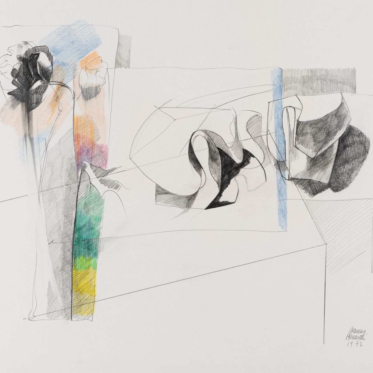 Giacomo Benevelli - Cartella di Sette Disegni
