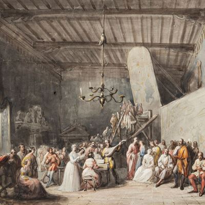 Giovanni Bellini e Albrecht Durer Festeggiati dagli Artisti a Venezia
