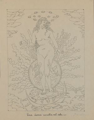 Una donna ravvolta nel sole (From the Apocalisse portfolio)