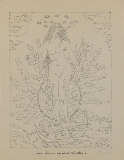Una Donna Ravvolta nel Sole (dalla Cartella L'apocalisse)