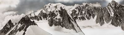 Monte Bianco dalla Vetta Dell'aiguille De Toula