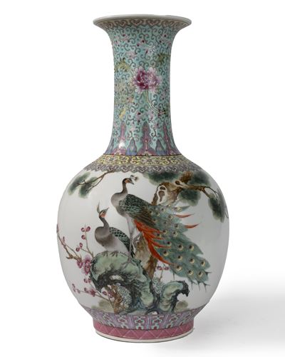 Vaso in Porcellana Famiglia Rosa, Cina Secolo XX