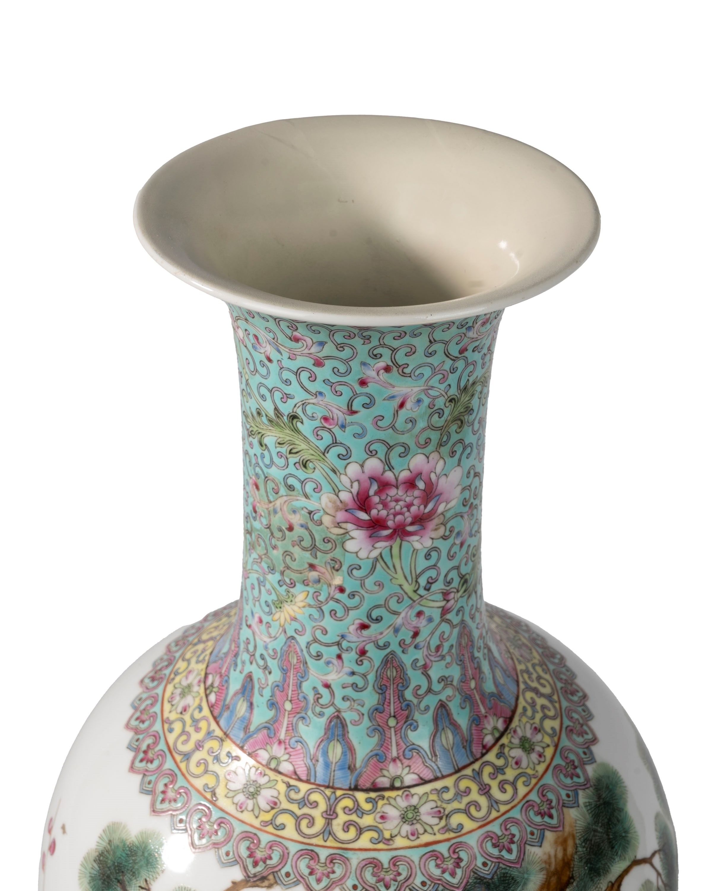 Vaso in Porcellana Famiglia Rosa, Cina Secolo XX