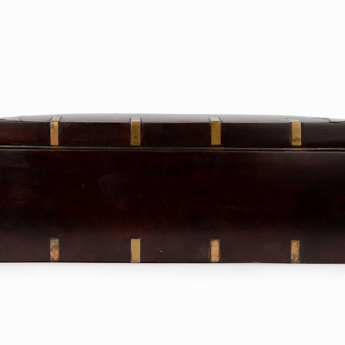 Cassa da Nave in Mogano e Ottone, Secolo XIX