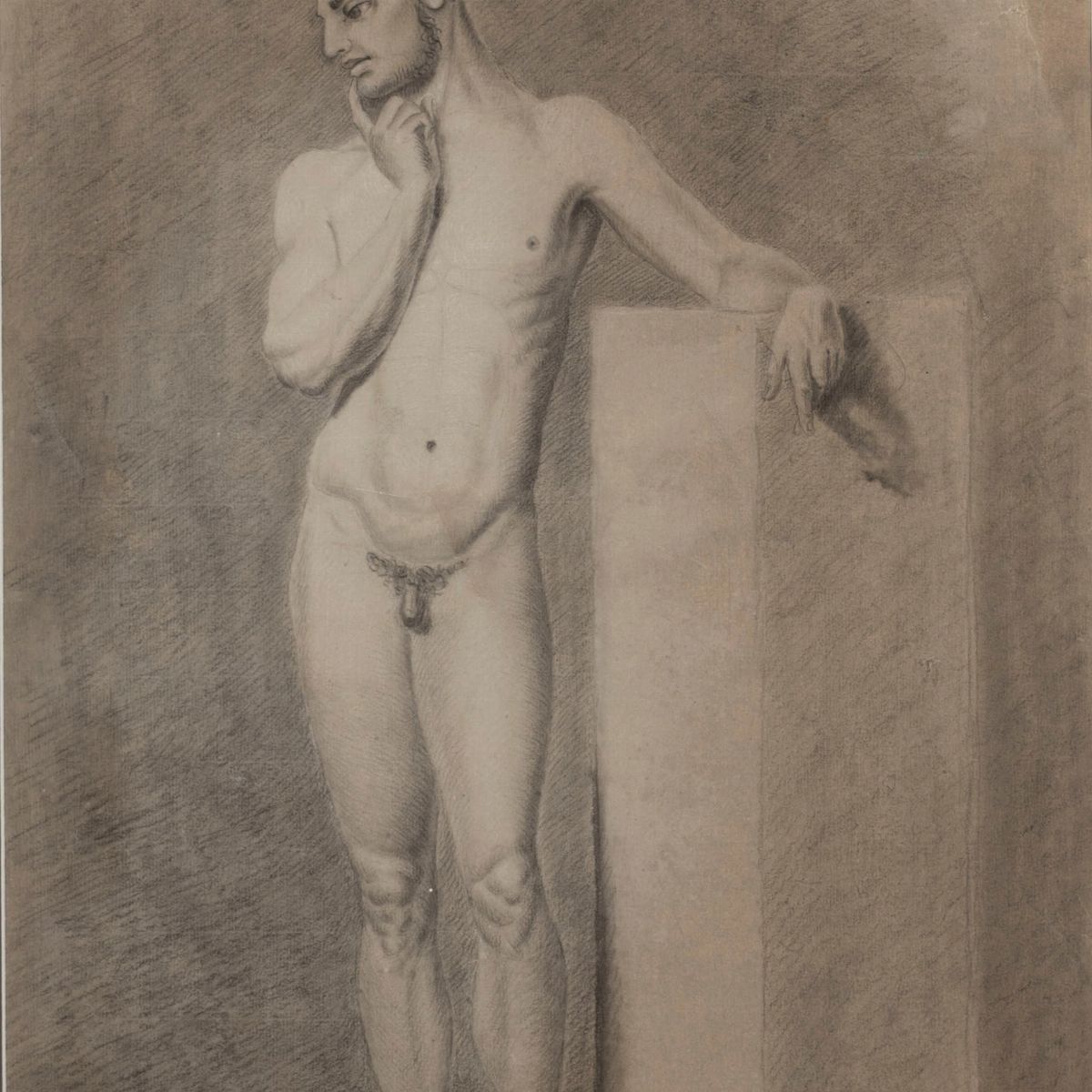 Scuola Napoletana, Inizi del XIX Secolo - Studio per Figura Virile