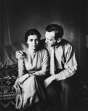 Andreé Kertèsz et Elizabeth, Paris