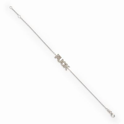 Bracciale in oro bianco 18k con diamanti brillanti