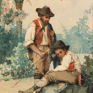 Scuola italiana del XIX secolo - Ciociari