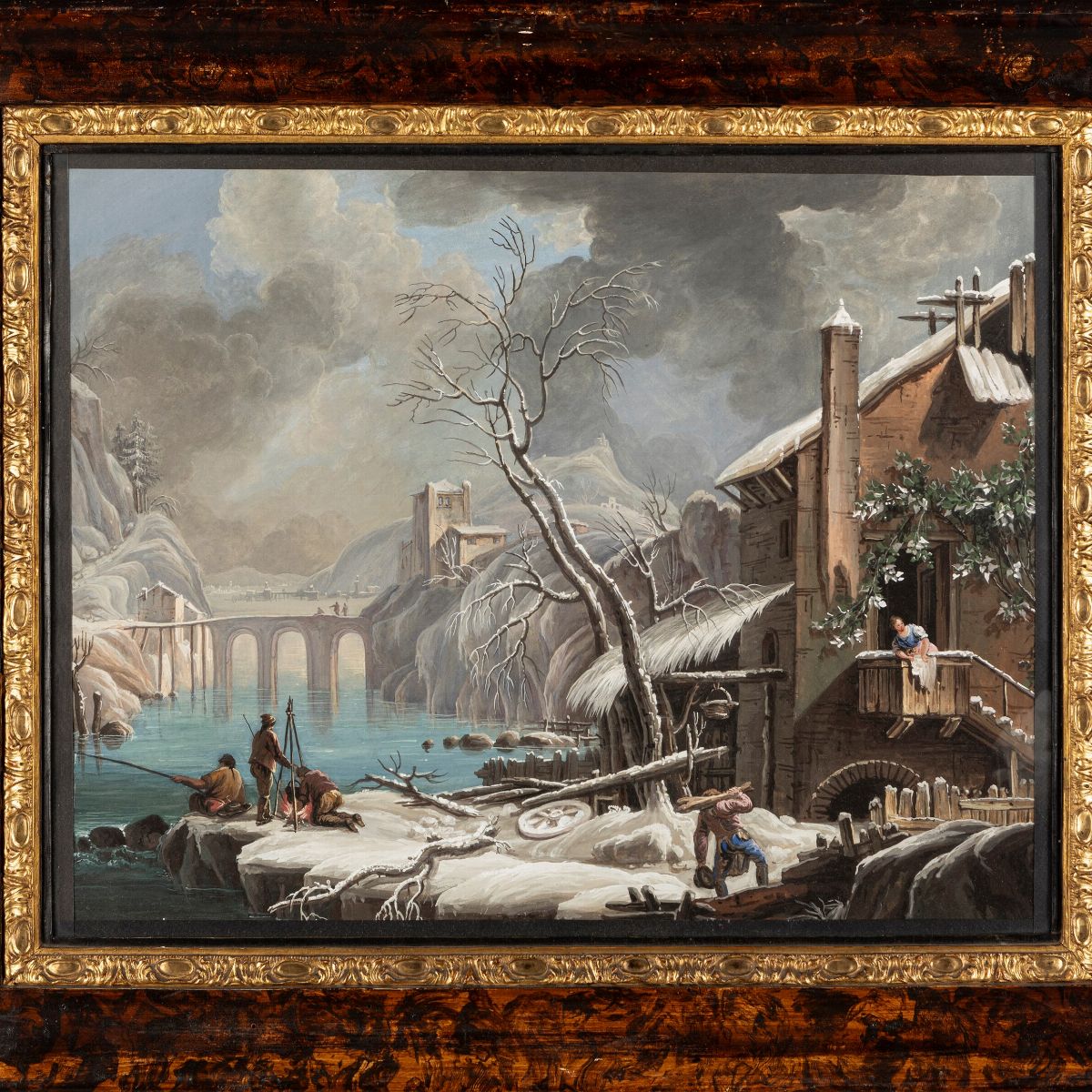 Attribuito a Francesco Fidanza (roma, 1747 - Milano, 1819) - Inverno