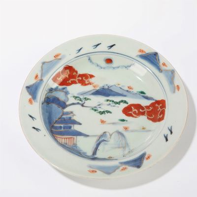 Piattino Giapponese a Decoro Imari, Secolo XIX