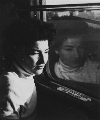 Juliet dans le train, stampa vintage alla gelatina ai sali d'argento