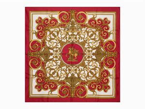 Hermès - Les Tuileries silk twill scarf
