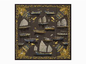 Foulard Jonques et Sampans