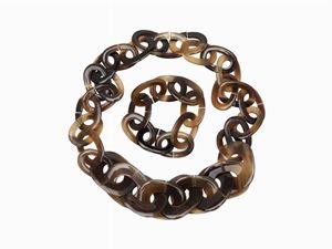 Hermès - Collana e bracciale ad anelli (o prolunga)