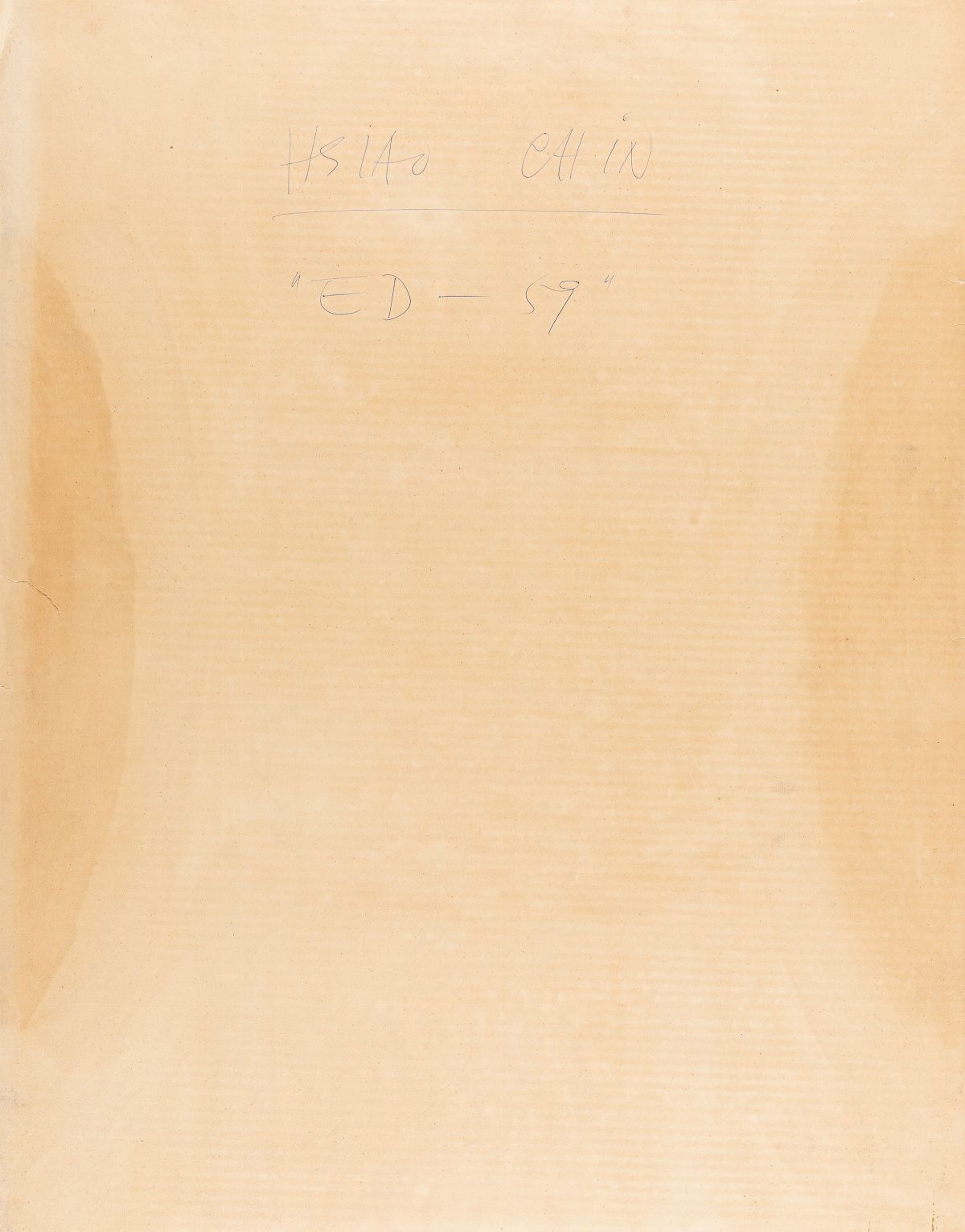 Hsiao Chin - ED-59, tecnica mista su carta