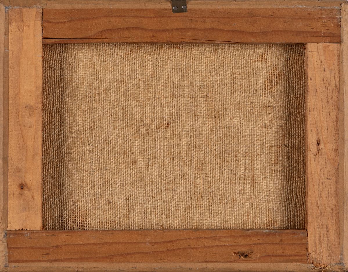 Valerio Adami - Fatto n. 2, tempera su carta applicata su tela