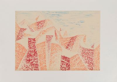 Senza titolo (1984), pastelli e tempera su carta