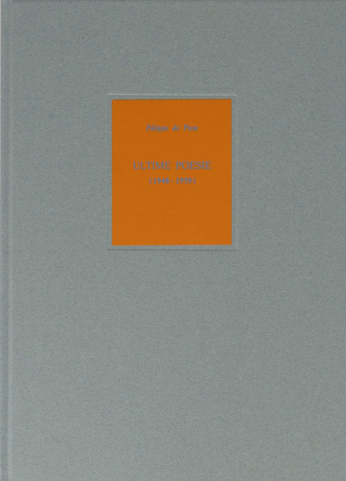Piero Guccione - Ultime Poesie