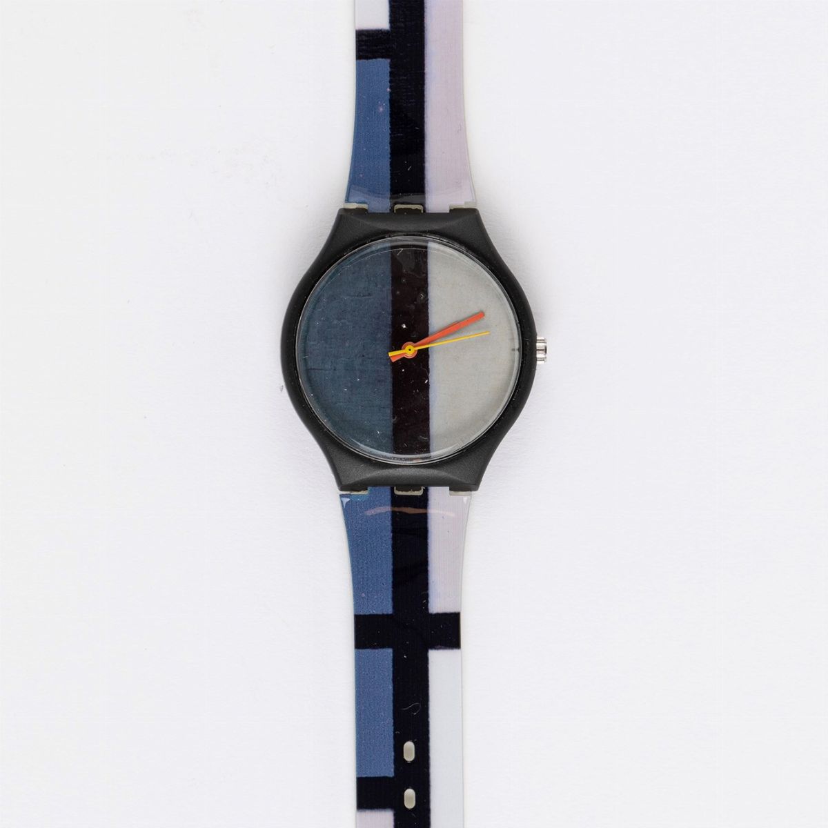 MoMA - Mondrian White Watch + Mondrian Blue Watch | Swatch / Time 