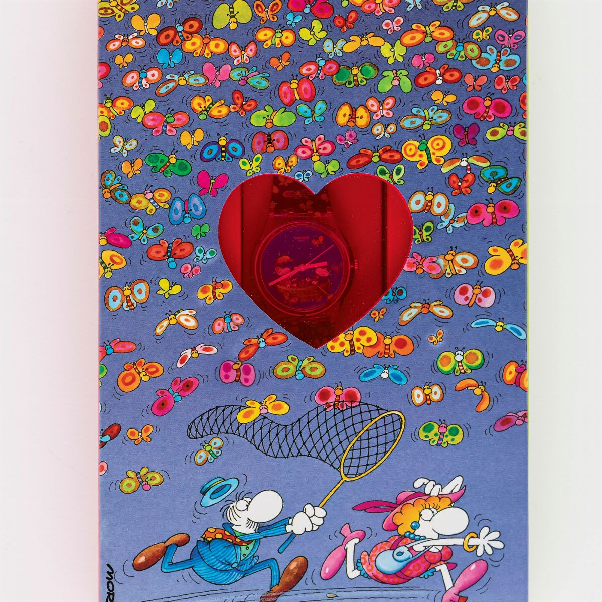 Swatch - Guillermo Mordillo, Planet Love (GZ307S) – Orologio da polso in edizione limitata del 20...