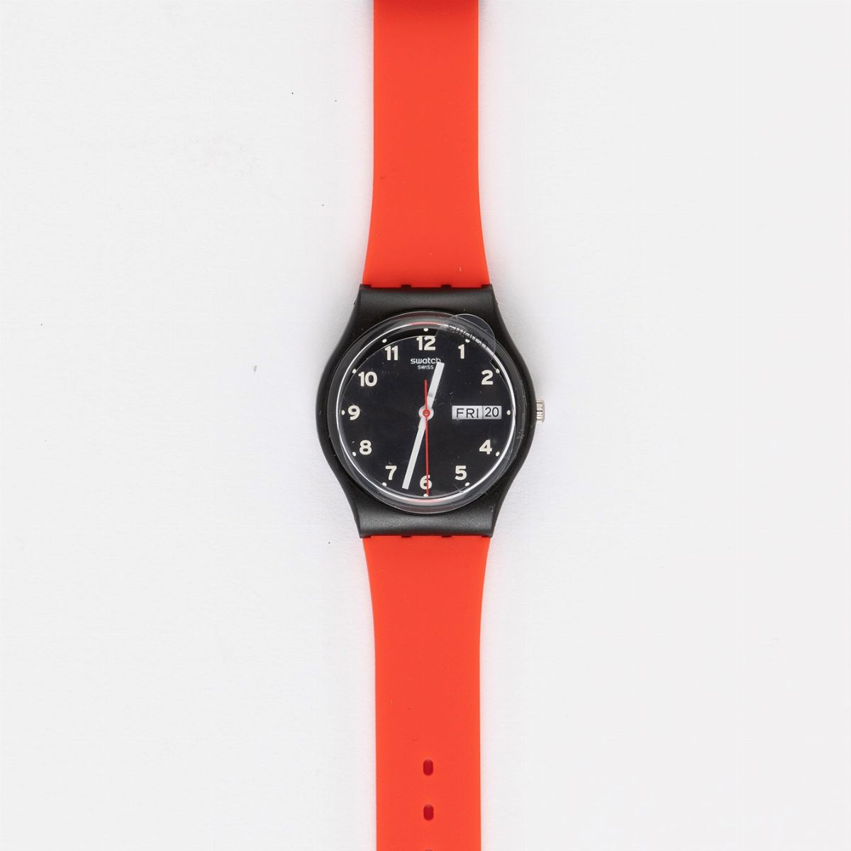 SWATCH GB754 RED GRIN 稼働品 ケース付 デイデイト レッド Swatch - Red Grin (GB754) 2016 | Swatch / Time Auction | Finarte