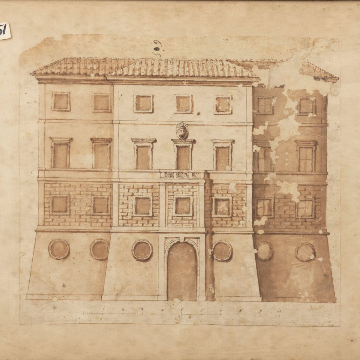 Lotto di Grafica Composto da Due Disegni e Tre Stampe