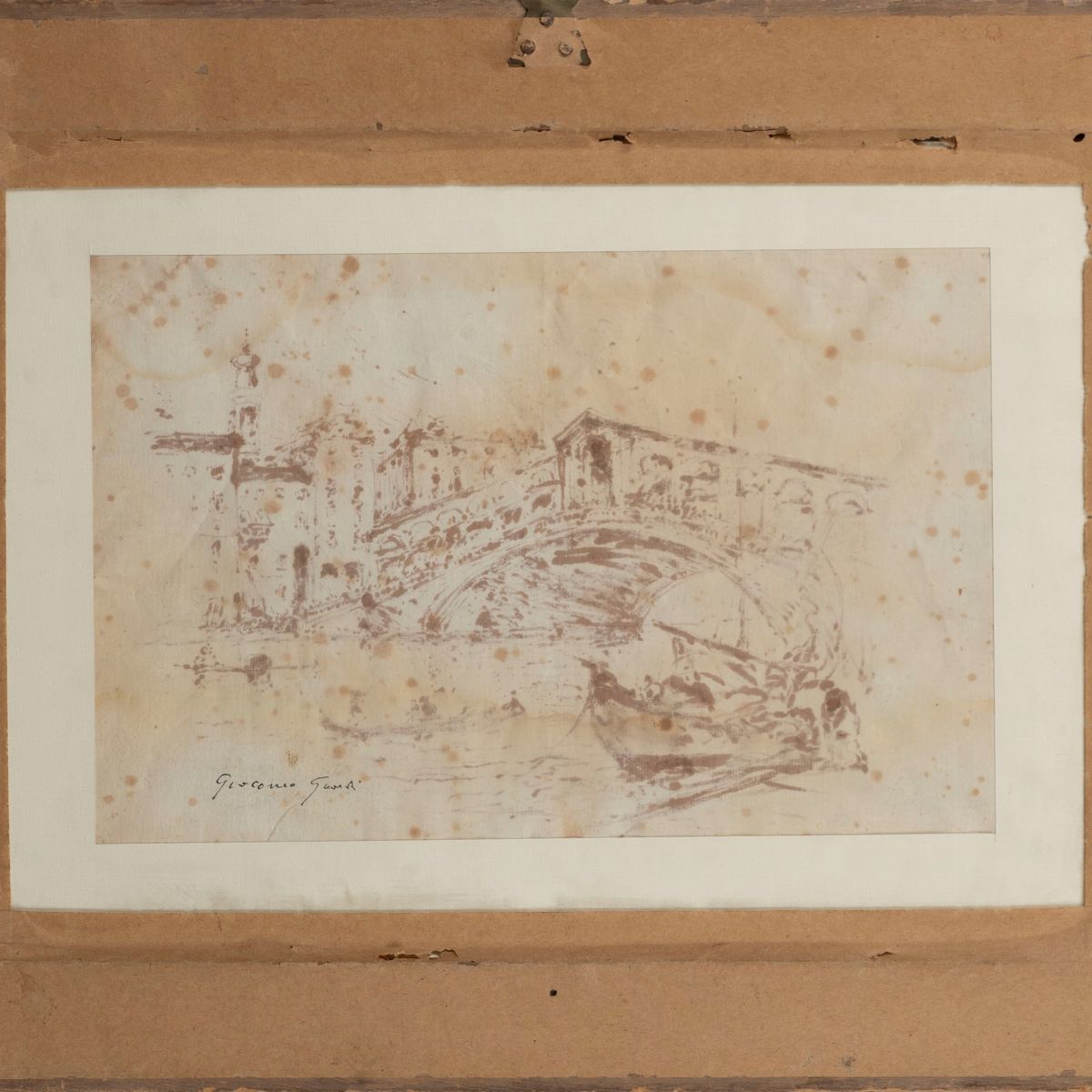 Lotto di Grafica Composto da Due Disegni e Tre Stampe