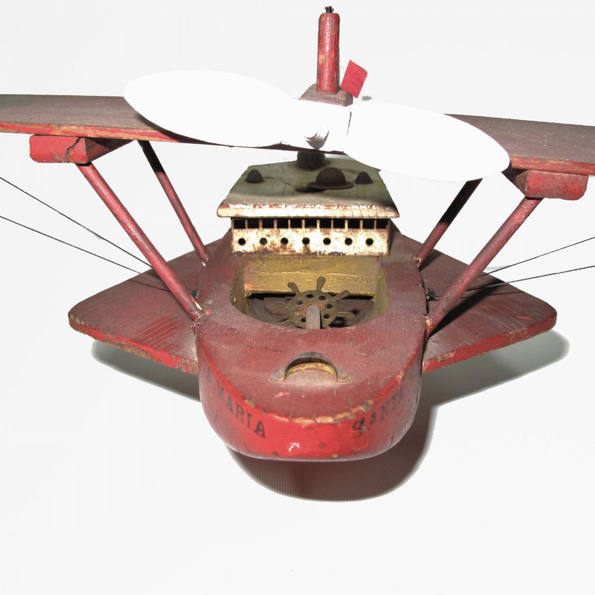 Costanzo - Idrovolante Santa Maria, giocattolo in legno, 1938