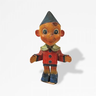 Giocattolo d'epoca, Pinocchio in gomma, anni '50