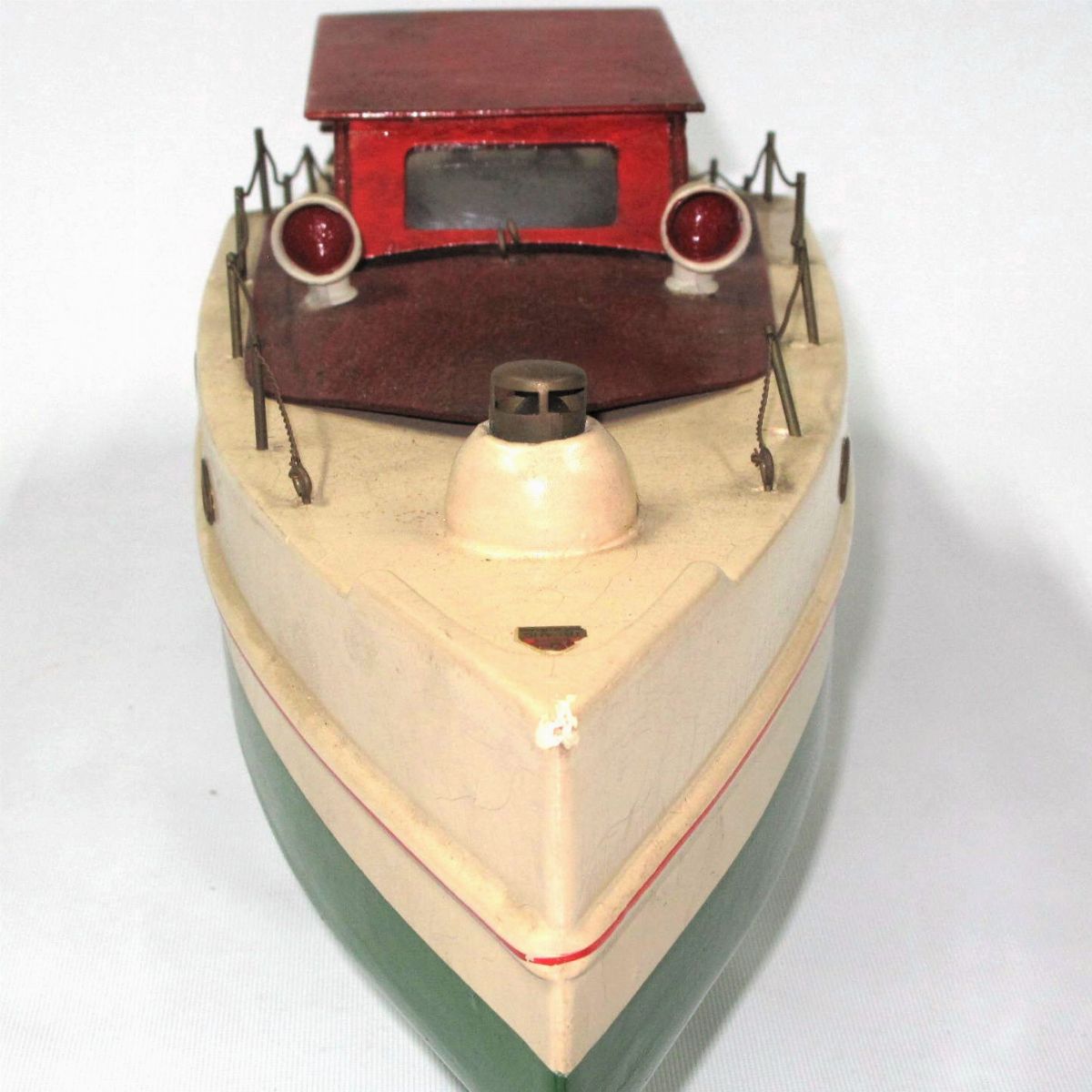 Triang - Yacht in legno, carica molla, 1950