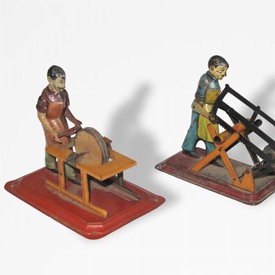 Giocattoli d'epoca, Set di accessori per macchina a vapore, Germania, 1910