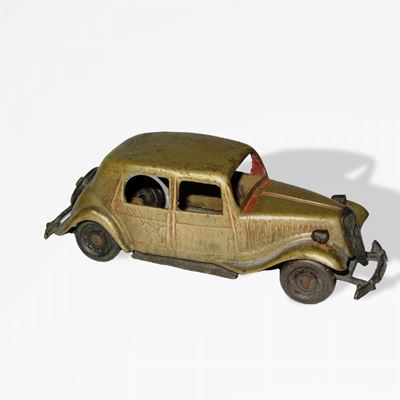 Giocattolo d'epoca, Auto modello Citroen 6 cilindri, 1950, pressofuso