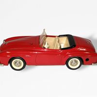 Schuco Mercedes 190 SL Motex - Rouge Et Blanc - Réf 00220 - Miniature 1:43