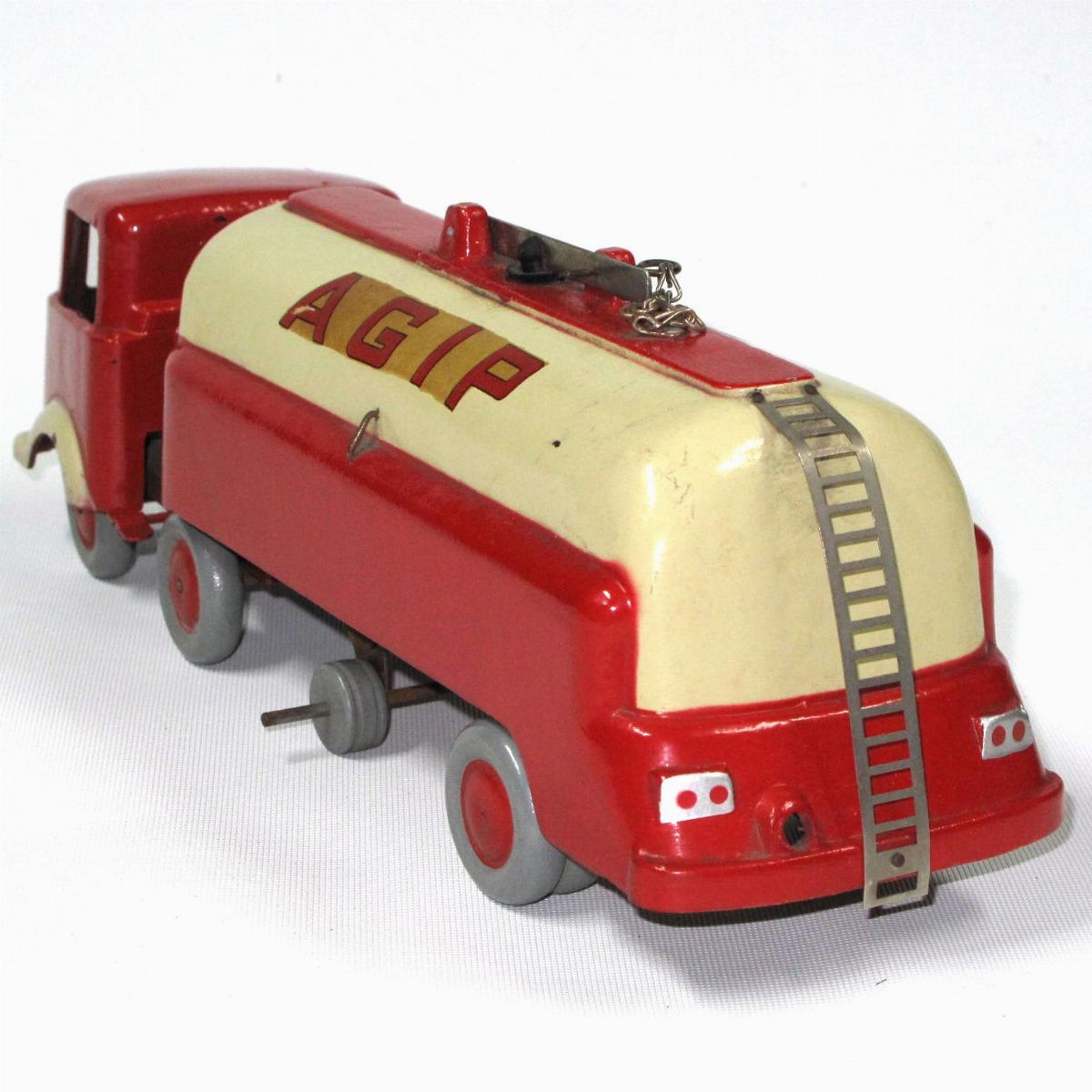 Zax - Giocattolo d'epoca, Camion cisterna Agip in bachelite e legno