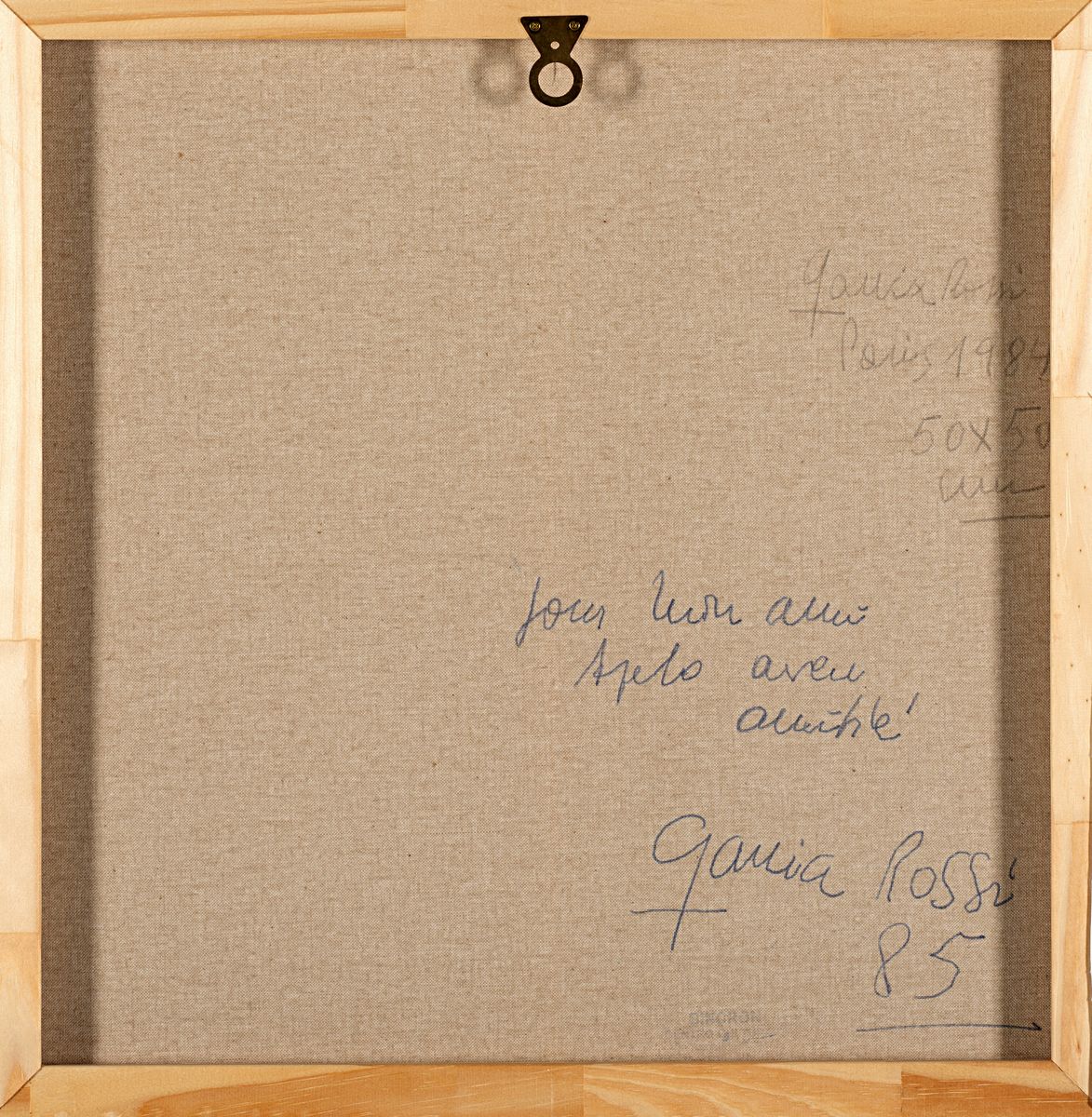 Horacio Garcia Rossi - Senza titolo, acrilico su tela, 1984