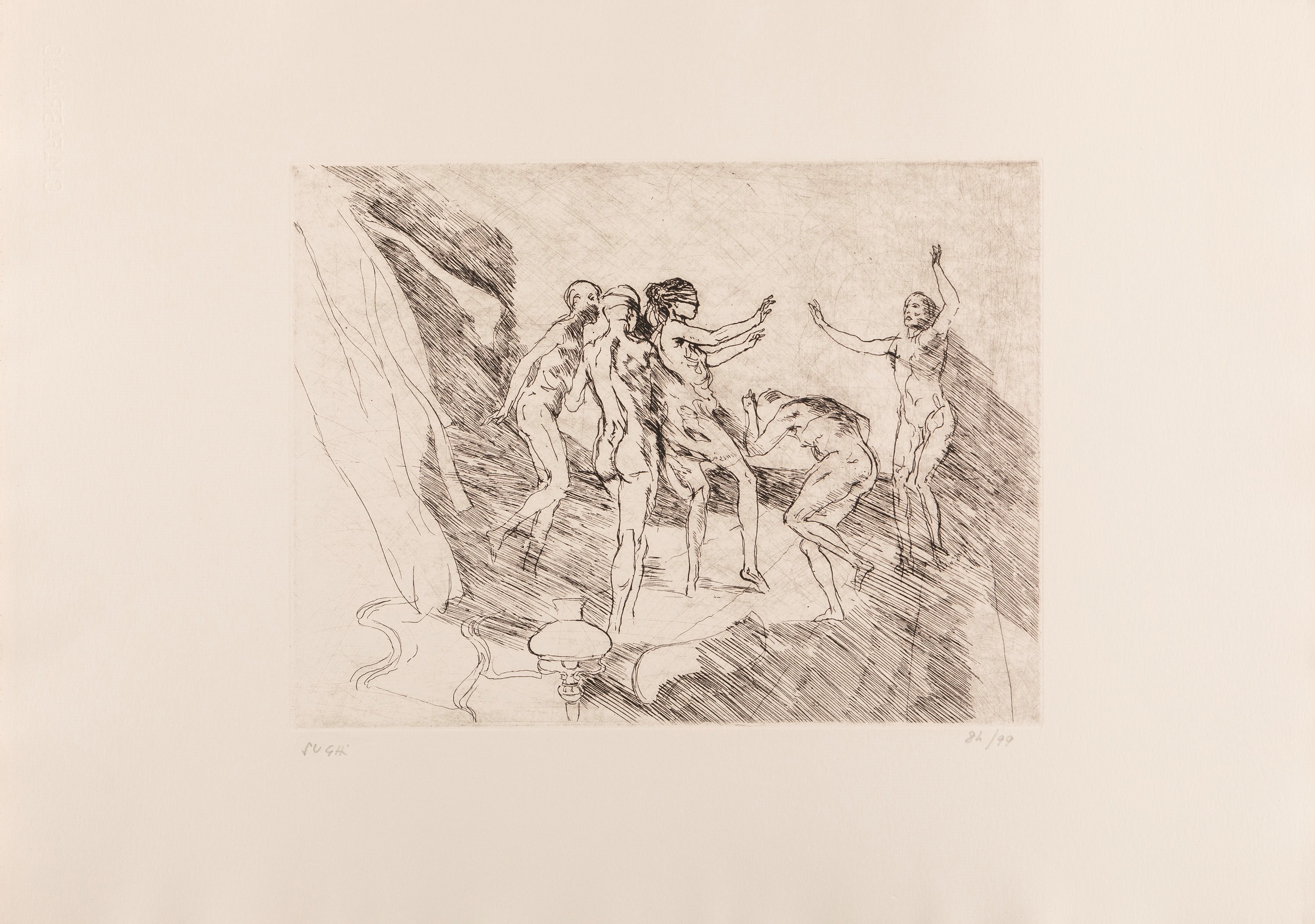 Gregorio Sciltian, Alberto Sughi, Pietro Annigoni - Lotto di 03 Incisioni (a;b;C)