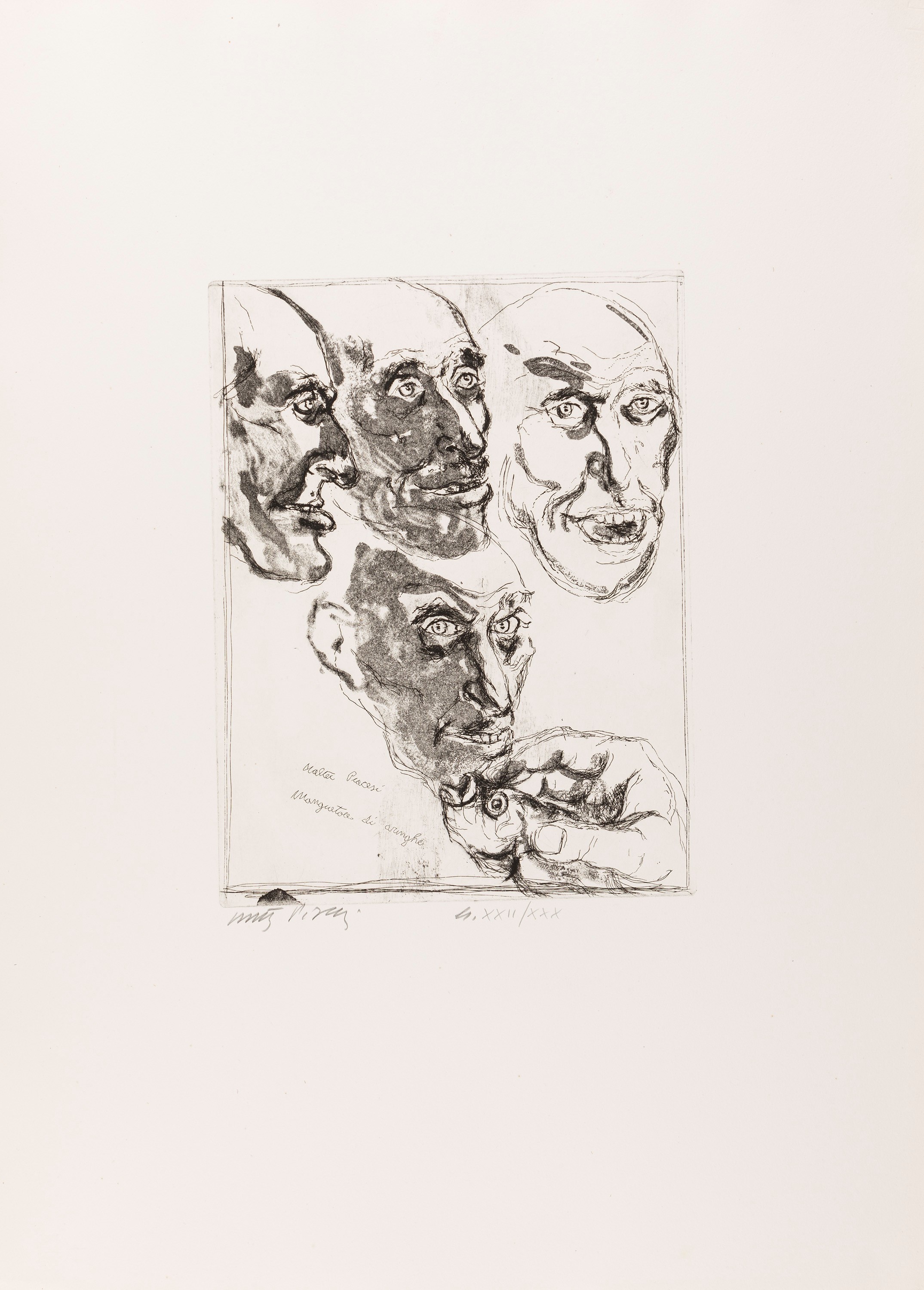 Piacesi Grafica (Alla mia Lilly; Rose novembrine; Rose; Casolare marchigiano; Violenza; Venerdì; ...