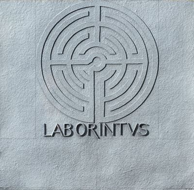 Laborintus, tecnica mista su cartoncino