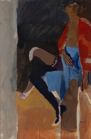 Avenali Marcello - Sitting woman