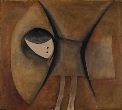 Oiseau - olio su tela, 1960