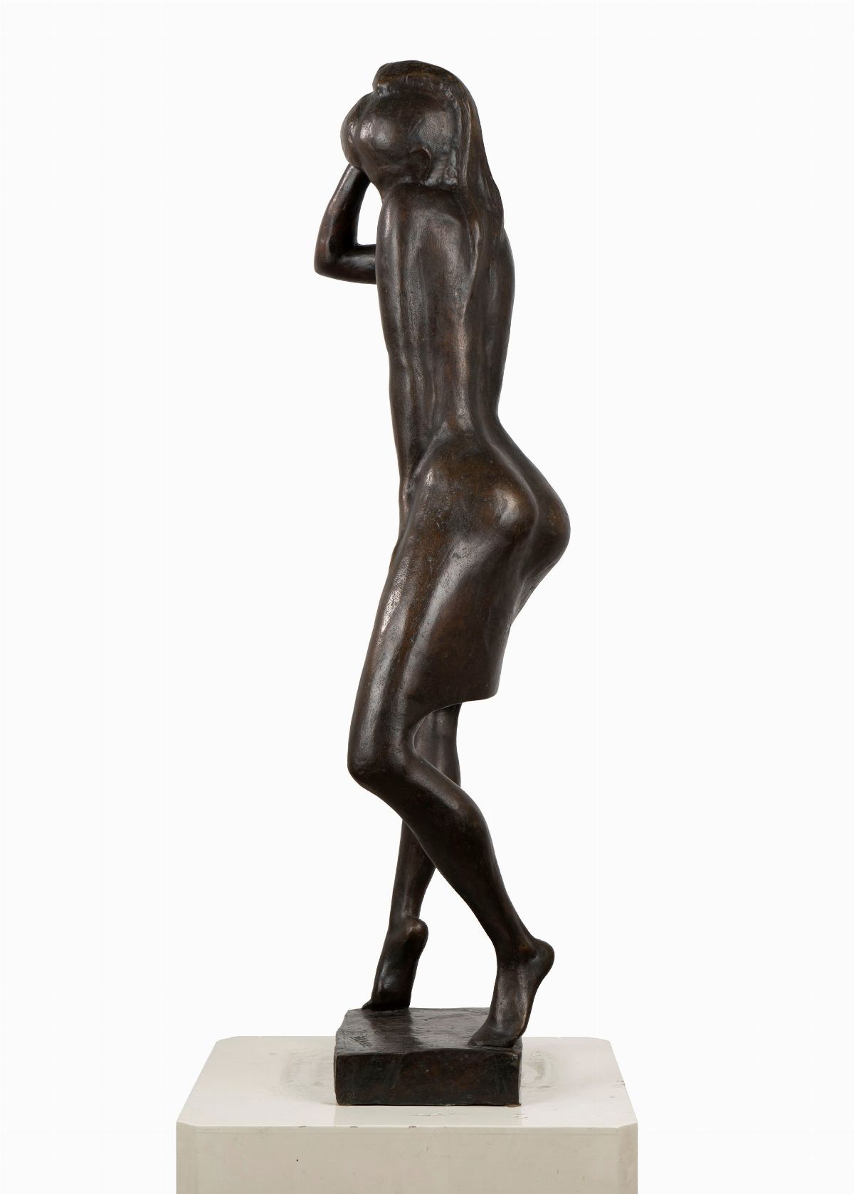 Franco Verroca - Senza titolo, bronzo patina bruna