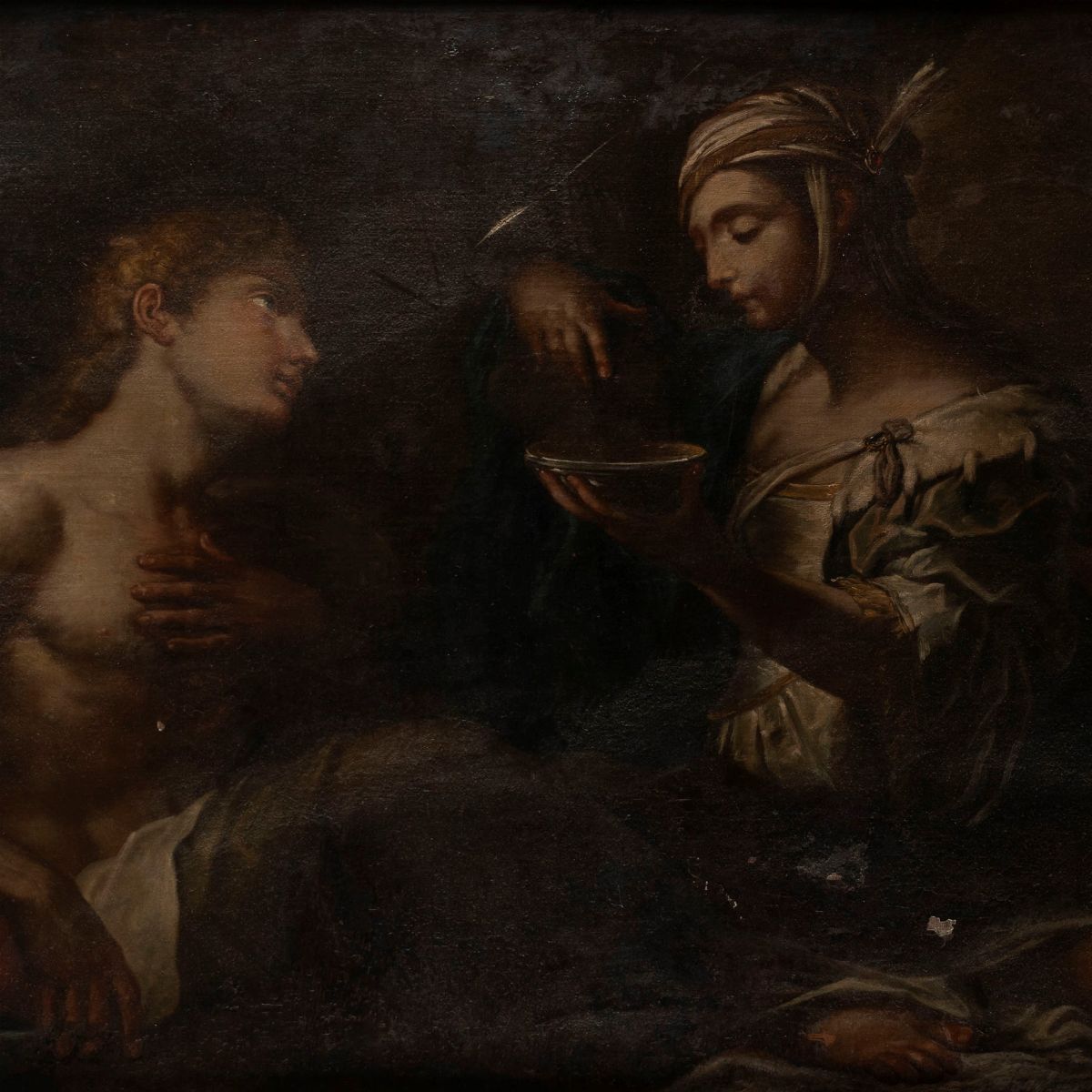 Scuola Bolognese, Secolo XVII - Sant'irene Guarisce San Sebastiano