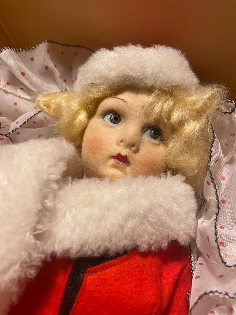 Bambola Lenci, Feltro con Abiti Originali, Italia, circa 1950